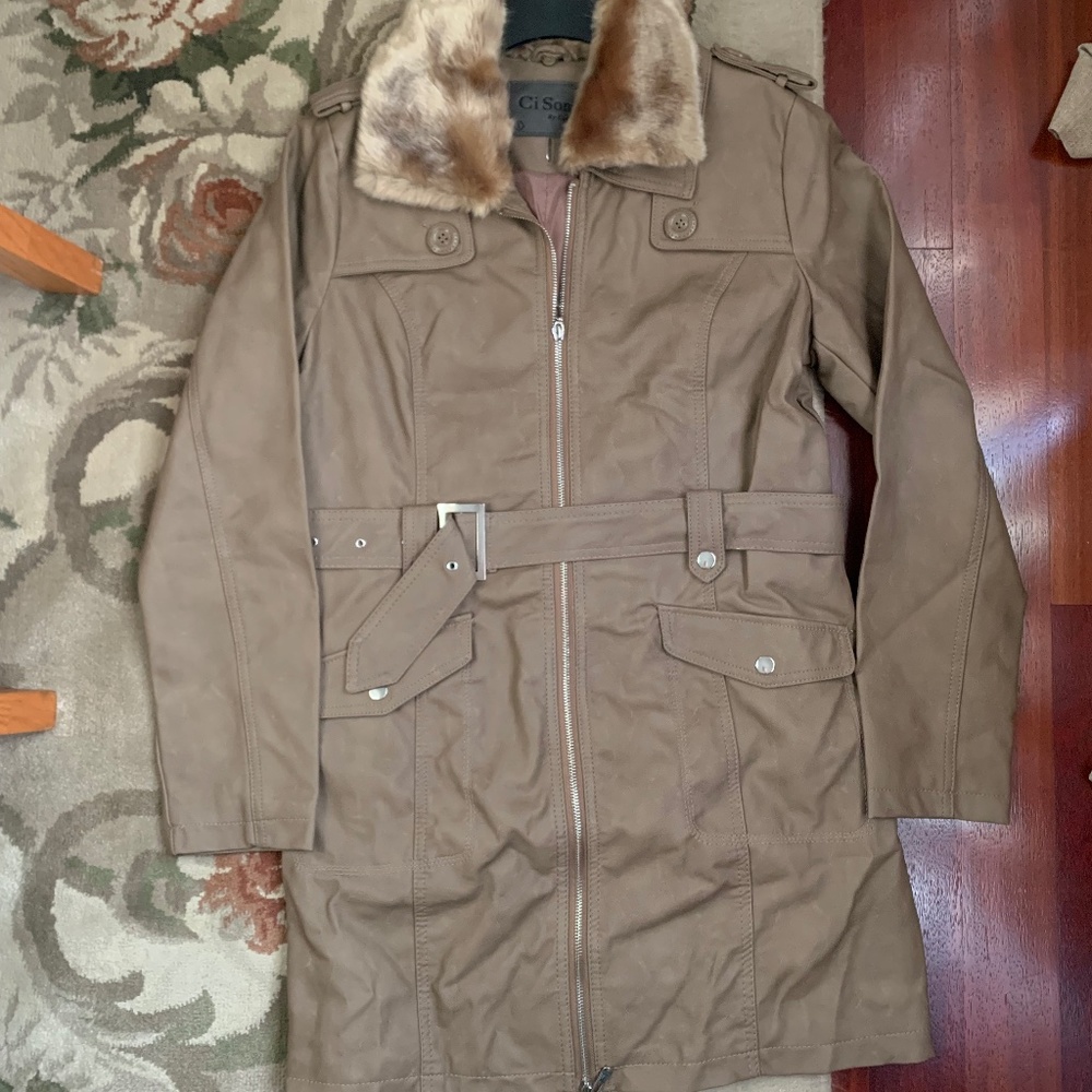 Faux Leather Jacket